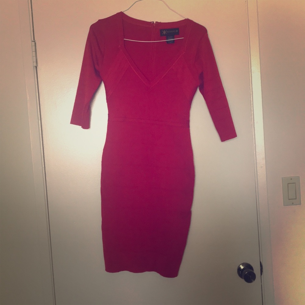 Kardashian Kollection Red Party Dress